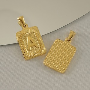 2026 Colgante de Bambú de Acero Inoxidable Chapado en Oro de 18K, Estilo Europeo Americano, Unisex, Tendencia Diaria, Estilo Ins - Product Image 4
