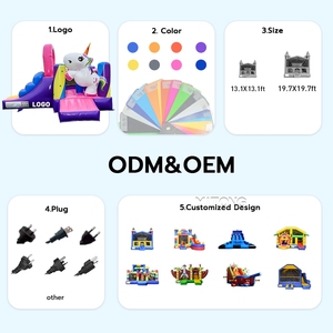 Commercial <b>Bounce</b> House 0.55mm PVC Small Inflatable <b>Castle</b> Inflatable House Jumping <b>Castle</b> for Kids - Product Image 4