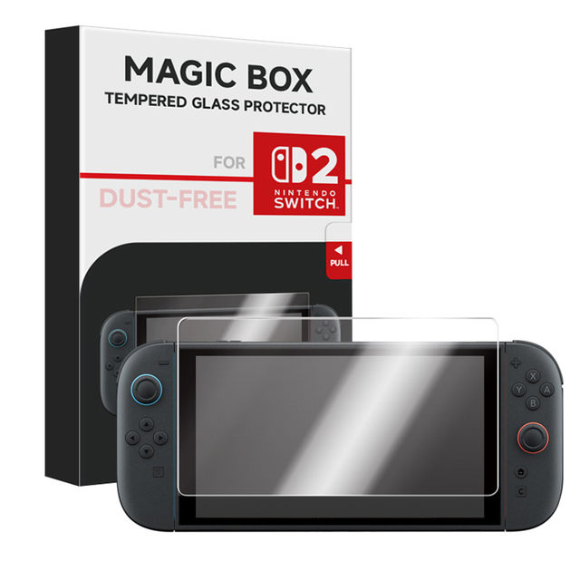 New Design Tempered Glass Screen Protector Films 9H Hardness Screen Protector Easy Installation Kit for Nintendo for Switch 2