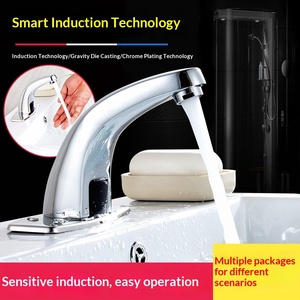 <span class=keywords><strong>Rubinetto</strong></span> con Sensore in Ceramica Completamente Automatico Acqua Calda/Fredda AC/DC per <span class=keywords><strong>Lavabo</strong></span> con Controllo Intelligente a Infrarossi Montaggio su Piano Vendita all'Ingrosso - Product Image 2