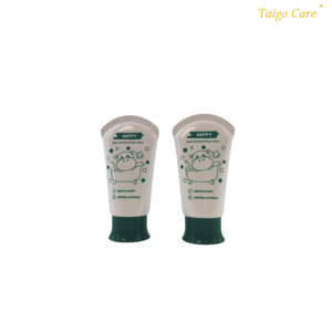 Tube cosmétique rond vide en PE de 35 mm de diamètre, 50 ml, vert, avec bouchon à vis mignon pour lotion corporelle, emballage pour soins de la peau - Product Image 1