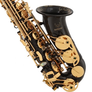 Noir Or Laque Laiton Alto <span class=keywords><strong>Instrument</strong></span> Torero S-20 Professionnel Mib Alto Sax <span class=keywords><strong>Instrument</strong></span> à vent <span class=keywords><strong>Saxo</strong></span> roseau saxophone étui - Product Image 6