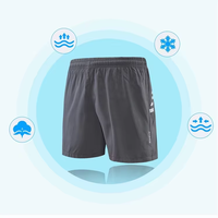 Shorts de sport 2-en-1 personnalisés pour hommes, séchage rapide, respirants, extensibles dans quatre directions, écologiques, imperméables, unis et rayés