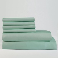 Ensemble de draps ajustés King Size ou sur mesure 400TC, 4 pièces, 100% coton, satiné écologique, ensemble de literie de luxe