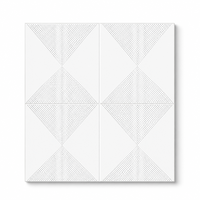 Panneaux suspendus carrés en aluminium 600x600mm avec film PVC stratifié, ignifuges et résistants à l'humidité, pour grille de sous-sol d'hôpital