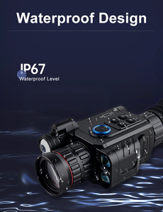 Cámara WiFi con Batería HMIN, Monocular a Prueba de Agua con Visión Nocturna de Grado <span class=keywords><strong>Militar</strong></span>, Alcance de Caza con Ampliación de 7X, Resistente al Agua IPX4 - Product Image 5