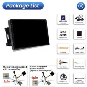 Aplicable a Jeep Wrangler Car para Player Radio Multimedia MP5 con ayuda de marcha atrás DSP GPS OBD2 - Product Image 3