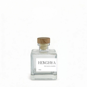 Venta Directa de Fábrica: Botella de Licor Cuadrada Mini de Vidrio Vacía de 250ml, Botellas Rectangulares de 25cl para Whisky, <span class=keywords><strong>Vodka</strong></span>, Ron, Personalizables al por Mayor - Product Image 4