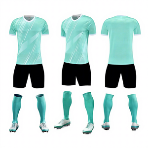 <span class=keywords><strong>Precio</strong></span> a granel Kits de fútbol personalizados Equipo Personalizado a todo color All-Over Print Football Kit Set - Product Image 4