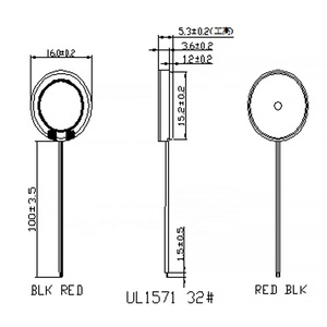 Loa Dẫn Truyền Xương 16Mm 1 Inch Còi Rung Toàn Dải Mini 8R <span class=keywords><strong>1W</strong></span> <span class=keywords><strong>8</strong></span> <span class=keywords><strong>Ohm</strong></span> Kèm Dây Cho Tai Nghe Đồ Chơi Kẹo Mút - Product Image 6