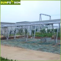 Nouvelle Conception Système de Structure de Support pour Panneaux Solaires BIPV Étanche pour Installation de Auvents de Voiture et de Carports