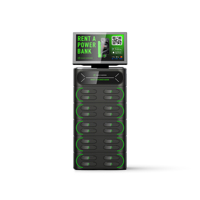 Nouveau Produit Distributeur Automatique de Power Banks 20 Emplacements et Terminal de Paiement Intelligent Kiosque de Location en Libre-Service pour Casier de Recharge de Téléphones Mobiles