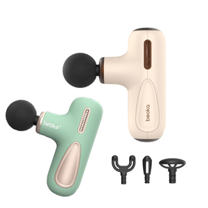 Mini pistola de masaje portátil profesional Beoka, pistola de masaje muscular con calefacción eléctrica, vibración silenciosa, cuerpo de aplicación de tejido profundo - Product Image 6