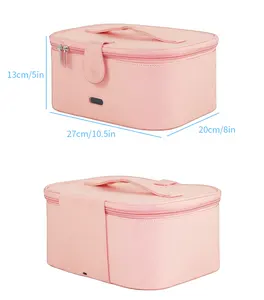 High-End Expandable Disinfection Bag For Cats And Dogs Airline Approved Durable Leather With Aluminum Lining Zipper Closure