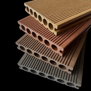 Planches de terrasse en composite acier à grain de bois brossé, antidérapantes, imperméables, durables, design moderne fluorescent, garantie 5 ans - Product Image 1