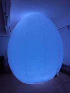 Oeuf de pâques gonflable géant de 6 pieds pour la publicité/oeuf de lumière led gonflable, <span class=keywords><strong>prix</strong></span> de gros - Product Image 2