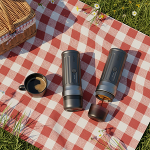 Machine à café portable Cera 58 mm, expresso italien semi-automatique, extraction de café fraîchement moulu, pour la maison, la voiture, l'extérieur - Product Image 3