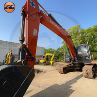 Excavadora Usada Hitachi Zx210-3, Original de Japón, 21 Toneladas, Pocas Horas de Uso, Retroexcavadora Hidráulica Diésel en Buenas Condiciones para la Venta
