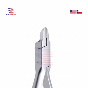 Herramienta de ortodoncia Dental de borde afilado Cortador de alambre de ligadura de acero inoxidable con pasador de Punta TC estrecho de 0.015 ''Manual" - Product Image 1