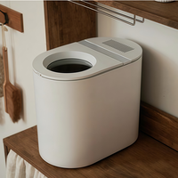 Composteur de déchets alimentaires intelligent en acier inoxydable 3L, machine à compostage électrique automatique autonettoyante pour la maison et les camping-cars, Multigrind