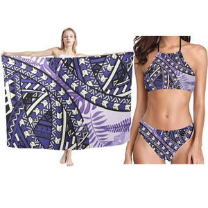 <span class=keywords><strong>Pareo</strong></span> de Playa <span class=keywords><strong>Grande</strong></span> para Mujer, Tipo Sarong, Estampado, de Algodón Twill, 1 Pieza - Product Image 1