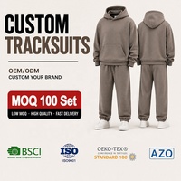 Fabricant de survêtements sur mesure, MOQ 100 ensembles, usine de vêtements OEM, production en série, vêtements de sport à marque privée