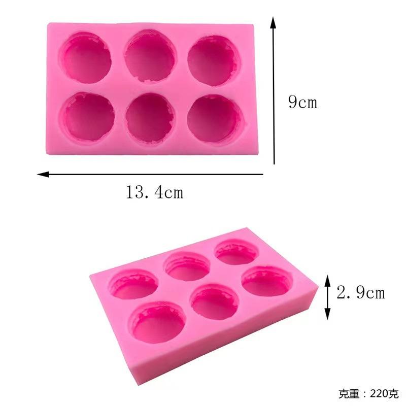 6 macarons double couche