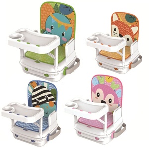 <span class=keywords><strong>Chaise</strong></span> <span class=keywords><strong>Haute</strong></span> de Voyage Pliante et Portable pour Bébé, Siège Rehausseur avec Harnais pour Repas et Jeux - Product Image 1