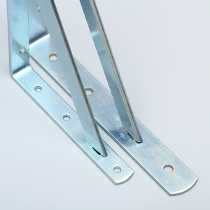 Nhà Máy Trực Tiếp Mới Thiết Kế Màu Trắng Phòng Tường Hỗ Trợ Khung Nổi Kệ Gia Cố Kim Loại Duy Nhất Bên Khung Hình Tam Giác Khung - Product Image 5