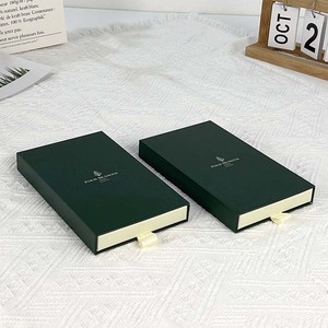 Wholesale Modern Luxury Custom Logo <b>Small</b> Recyclable Cardboard <b>Drawer</b> Box with Embossing and Matt Lamination for Jewelry Storage - Product Image 3