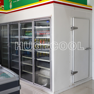 Hugecool OEM New Glass cửa đi bộ trong làm mát cho trạm xăng đi bộ trong phòng mát - Product Image 4