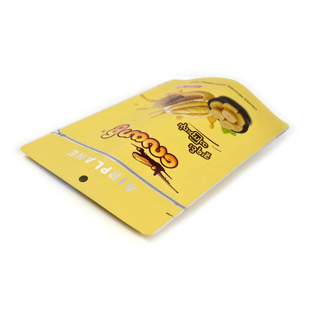 La coutume imprimée tiennent la poche de serrure de fermeture éclair de papier d'aluminium snack enveloppe sac