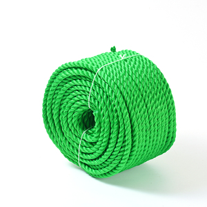 Corde d'emballage en PE à 3 brins, corde torsadée, couleur jaune personnalisée, dure, 3 mm, 4 mm, 5 mm, 6 mm, 8 mm, 9 mm, 10 mm, 12 mm - Product Image 5
