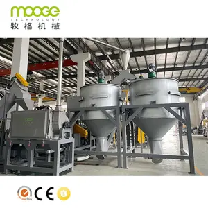 PET Bottle Recycling Machine Recycle Pet Flakes to Make Yarn Polyester Staple Fiber