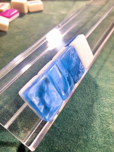 High Transparent Acrylic <b>Mahjong</b> Game <b>Set</b> Premium Hand Rub <b>Mahjong</b> Tiles OEM Custom Color & Logo - Product Image 2