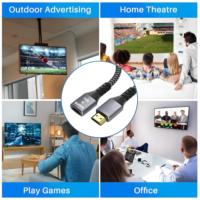 ZOGUO 4K câble d'extension HDMI HDMI 2.0 cordon d'extension mâle à femelle 18Gbps haute vitesse prend en charge 4K/60Hz 3D Full HD HDCP 2.2