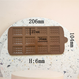 Molde de Silicona Universal OEM ODM de Múltiples Cavidades para Caramelos de Chocolate Caseros y de Fábrica, Molde de Chocolate de Silicona para Verter a Mano - Product Image 2