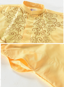 2023 <span class=keywords><strong>ropa</strong></span> Floral musulmana para hombres Jubba Thobe de manga larga de Color sólido túnicas transpirables cuello levantado caftán islámico para hombres Abaya - Product Image 6