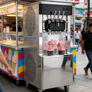 Mvckyi Máquina de Helado Suave Comercial de 30L/H, 3 Sabores, Tipo Americano - Product Image 1