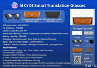 Nuevas Gafas Inteligentes CY03 con Cámara HD de 8MP, Grabación de Video 1080P, Estuche de Carga Magnética de Gran Capacidad de 2000 mAh, Mayor Duración de la Batería