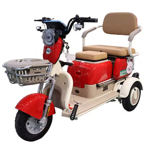 Triciclo Eléctrico <span class=keywords><strong>Plegable</strong></span> de 3 Ruedas para Adultos con Cestas Delanteras, Carrocería Abierta, 2 Pasajeros, 30 km/h - Product Image 5