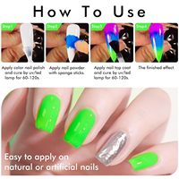 Poudre fluorescente néon 12 couleurs, pigment luminescent qui brille dans le noir pour le nail art, la résine époxy, la fabrication de bougies, les loisirs créatifs et les colorants cosmétiques