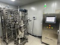 Ligne de production automatique de levure de pain, fermenteur à culture cellulaire de mammifères avec cuve sous pression et moteur, capacité 200L