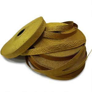 Premium Quality 25mm Gold <b>Wire</b> Vellum Lace 2 Gallon Braid Metallic Braids Sewing <b>Ribbon</b> Gold Rank Stripes Trimmings - Product Image 1