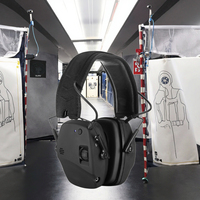 Meilleurs protège-oreilles pliables en ABS à réduction de bruit 27 dB SNR avec compression numérique activée par le son pour le tir en extérieur, la chasse et les applications tactiques