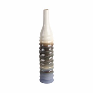 Vaso in ceramica stile Capri, vaso decorativo per fiori, per soggiorno, casa, camera da letto - Product Image 3