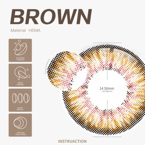 컬러 렌즈 연락처, 중국 공급 업체에 핫 세일 새로운 인기 맞춤형 디자인 로고 디자인 렌즈 연락처 수락 - Product Image 2