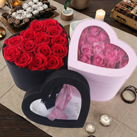 Boîte-cadeau élégante et romantique en forme de coeur pour cadeau de bijoux, idée parfaite de cadeau d'anniversaire de Saint Valentin pour elle