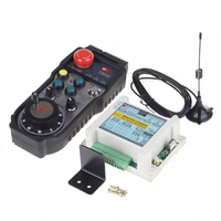 WiXHC CTWGP Volant électronique sans fil à 6 axes, générateur d'impulsions manuel, télécommande CNC pour Fanuc/Siemens/Syntec avec E-Stop