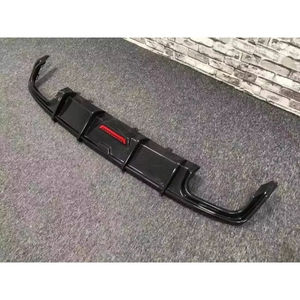 Diffusore Posteriore in Vera Fibra di Carbonio per <span class=keywords><strong>Audi</strong></span> <span class=keywords><strong>A6</strong></span> S6 C8 <span class=keywords><strong>2019</strong></span>-2024, Splitter Paraurti Posteriore - Product Image 4